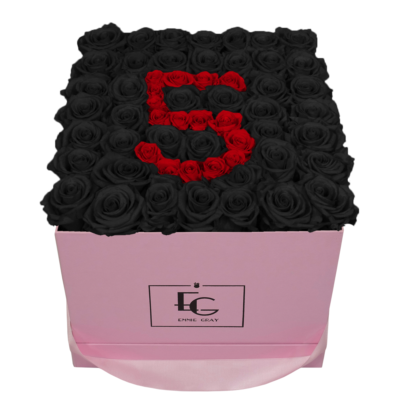 NUMBER INFINITY ROSEBOX | BLACK BEAUTY & VIBRANT RED | L