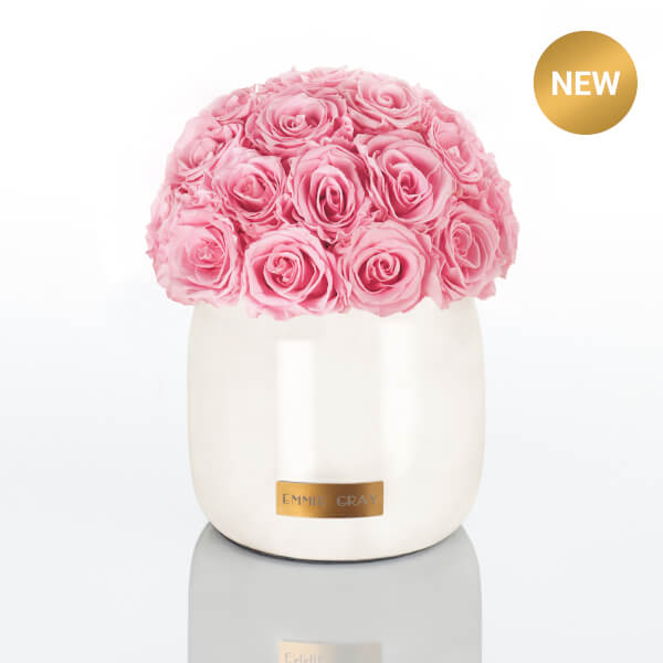 Premium Off White Metallic Infinity | Bridal Pink | M