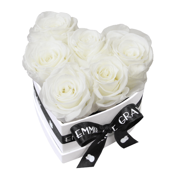 Classic Infinity Rosebox | Pure White | S