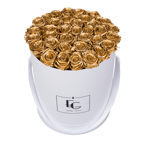 CLASSIC INFINITY ROSEBOX | GOLD | L