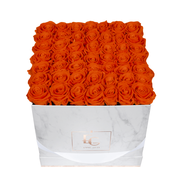 Classic Infinity Rosebox | Orange Flame | L