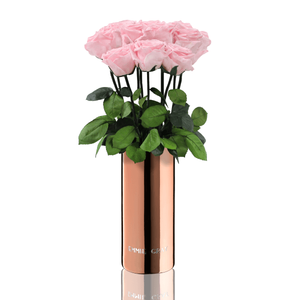 Classic Vase Set | Bridal Pink | 10 ROSES