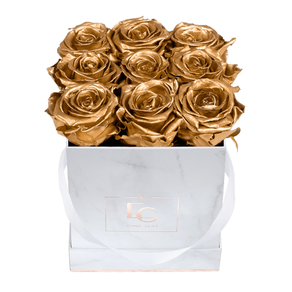 Classic Infinity Rosebox | Gold | S