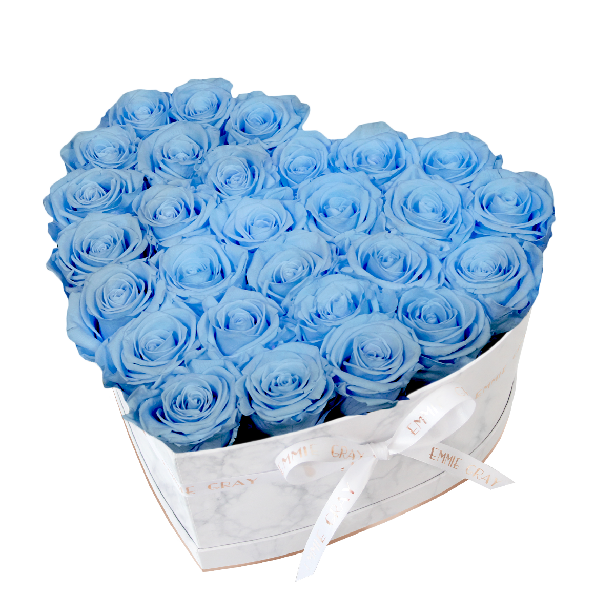Classic Infinity Rosebox | Baby Blue | L