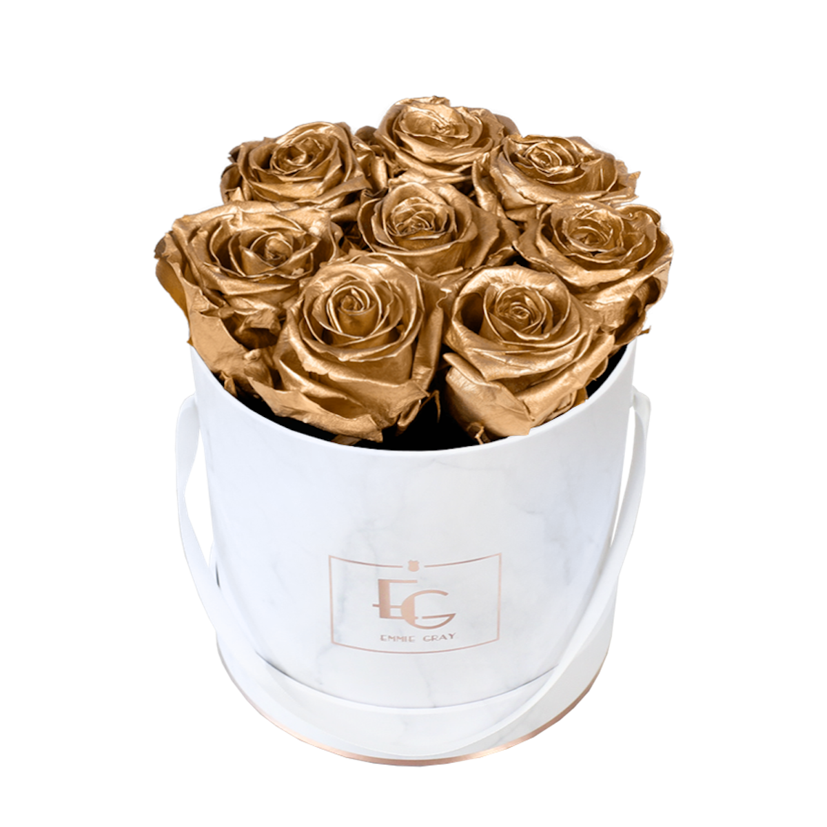 Classic Infinity Rosebox | Gold | S