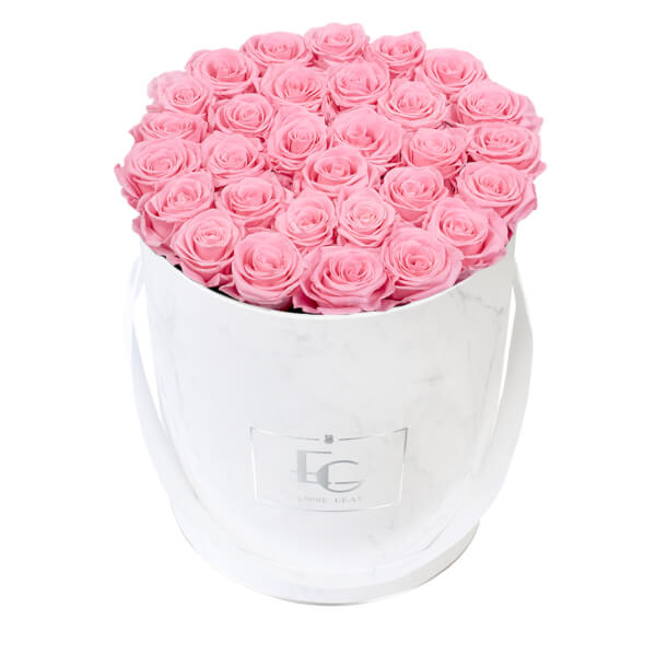 CLASSIC INFINITY ROSEBOX | BRIDAL PINK | L