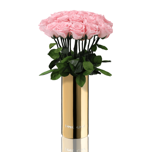 Classic Vase Set | Bridal Pink | 15 ROSES