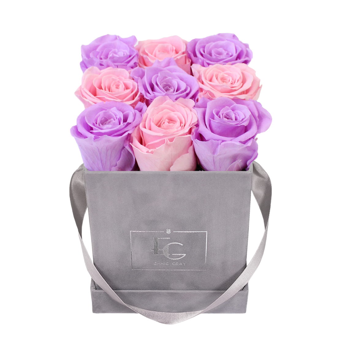 MIX INFINITY ROSEBOX | BRIDAL PINK & BABY LILLI | S