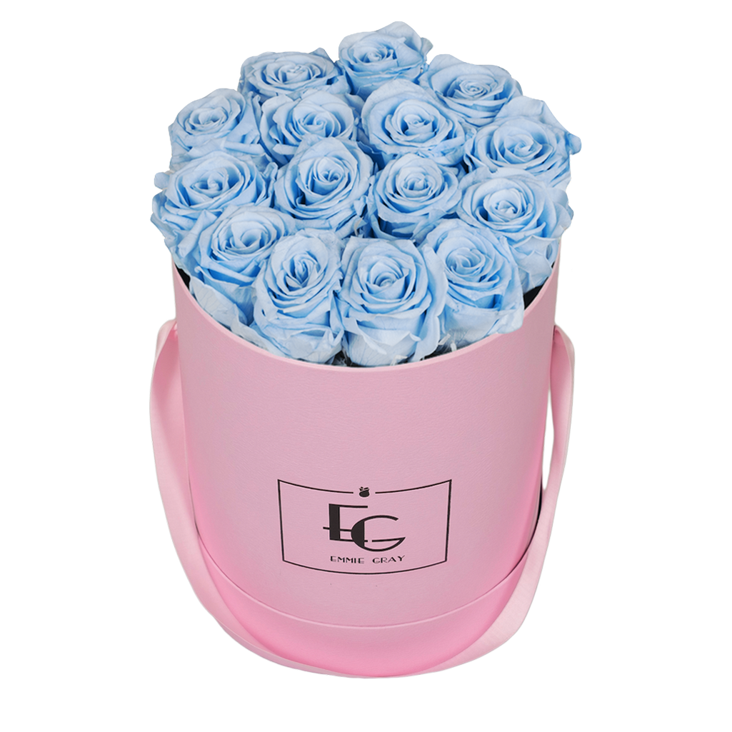 CLASSIC INFINITY ROSEBOX | BABY BLUE | M