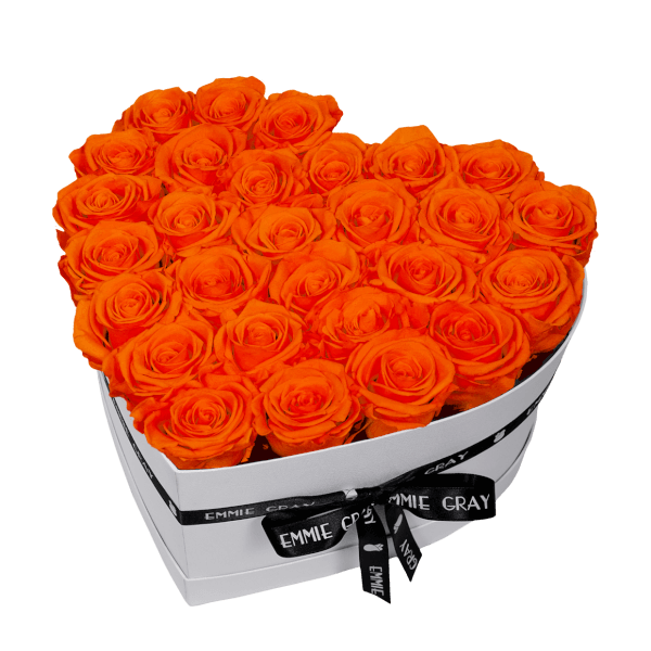 CLASSIC INFINITY ROSEBOX | ORANGE FLAME | L