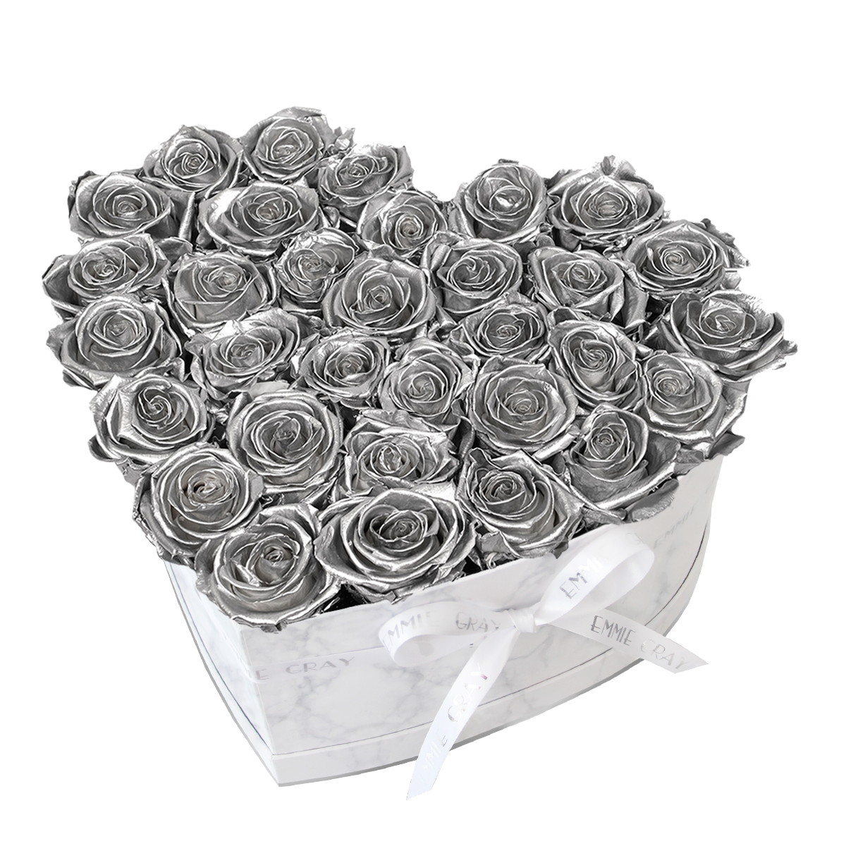 Classic Infinity Rosebox | Silver | L