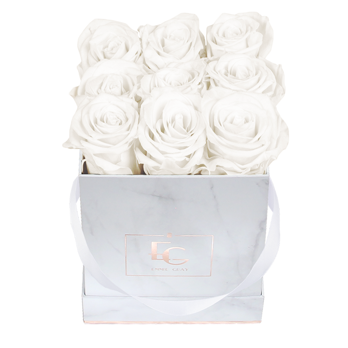 Classic Infinity Rosebox | Pure White | S