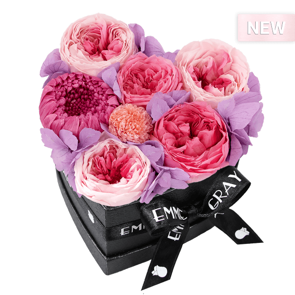 Mix Infinity Rosebox | Bridal Pink, Baby Lilli & Baby Pink | S