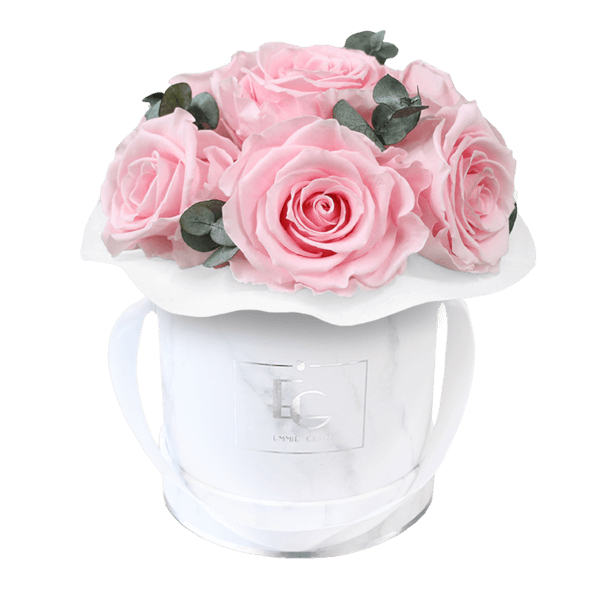 Splendid Eucalyptus Infinity Rosebox | Bridal Pink | XS