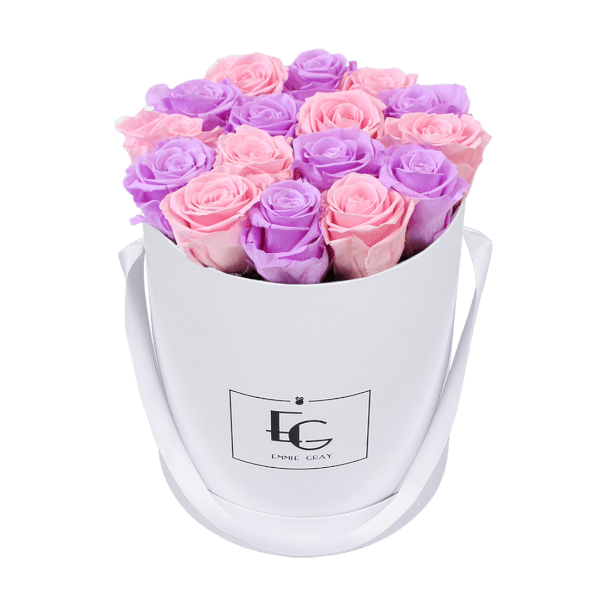 MIX INFINITY ROSEBOX | BABY LILLI & BRIDAL PINK | M