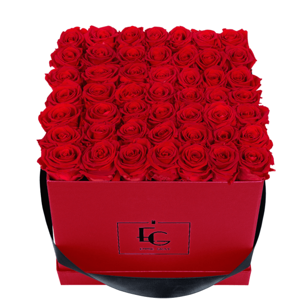 CLASSIC INFINITY ROSEBOX | VIBRANT RED | L