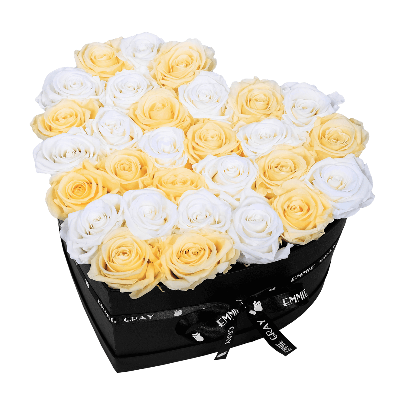 MIX INFINITY ROSEBOX | CHAMPAGNE & PURE WHITE | L