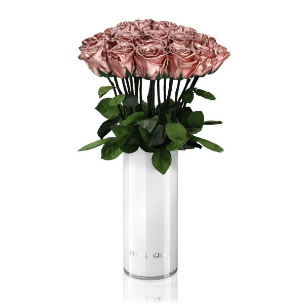 Classic Vase Set | Rose Gold | 15 ROSES