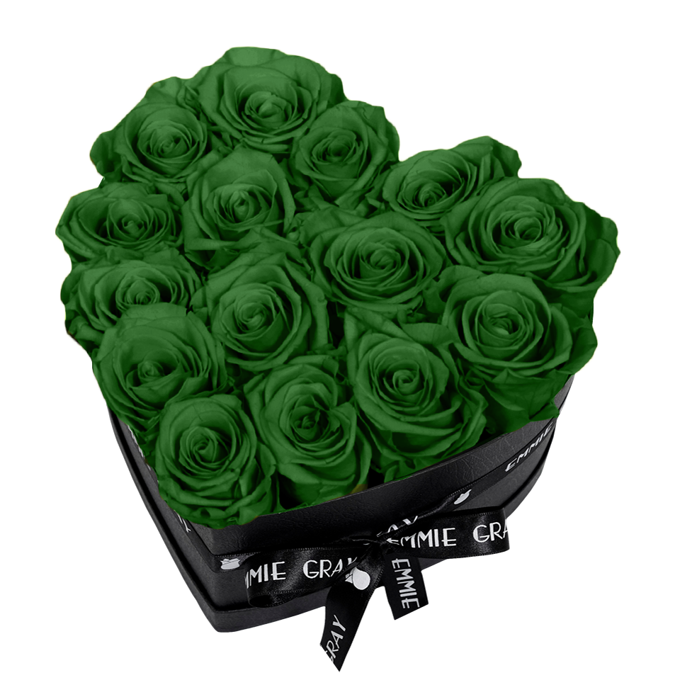CLASSIC INFINITY ROSEBOX | EMERALD GREEN | M