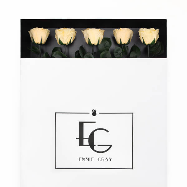 Long Stem Infinity Rose | Champagne | 5 Roses