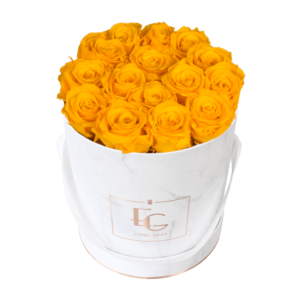 Classic Infinity Rosebox | Sunny Yellow | M